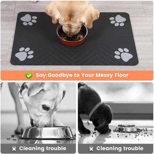 Premium Absorbent Pet Feeding Mat