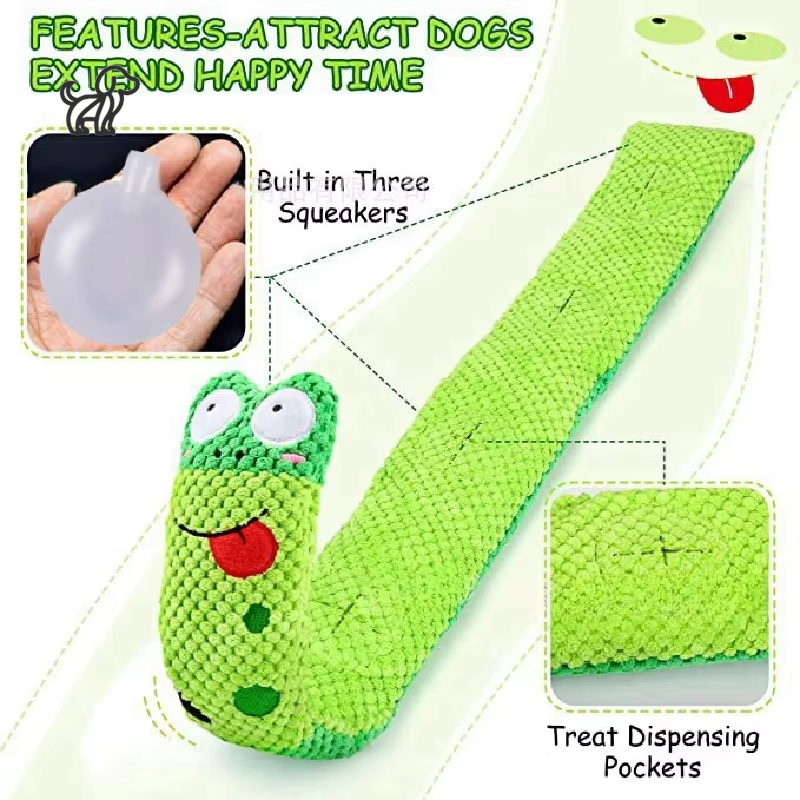 Snail Squeak & Snack Toy