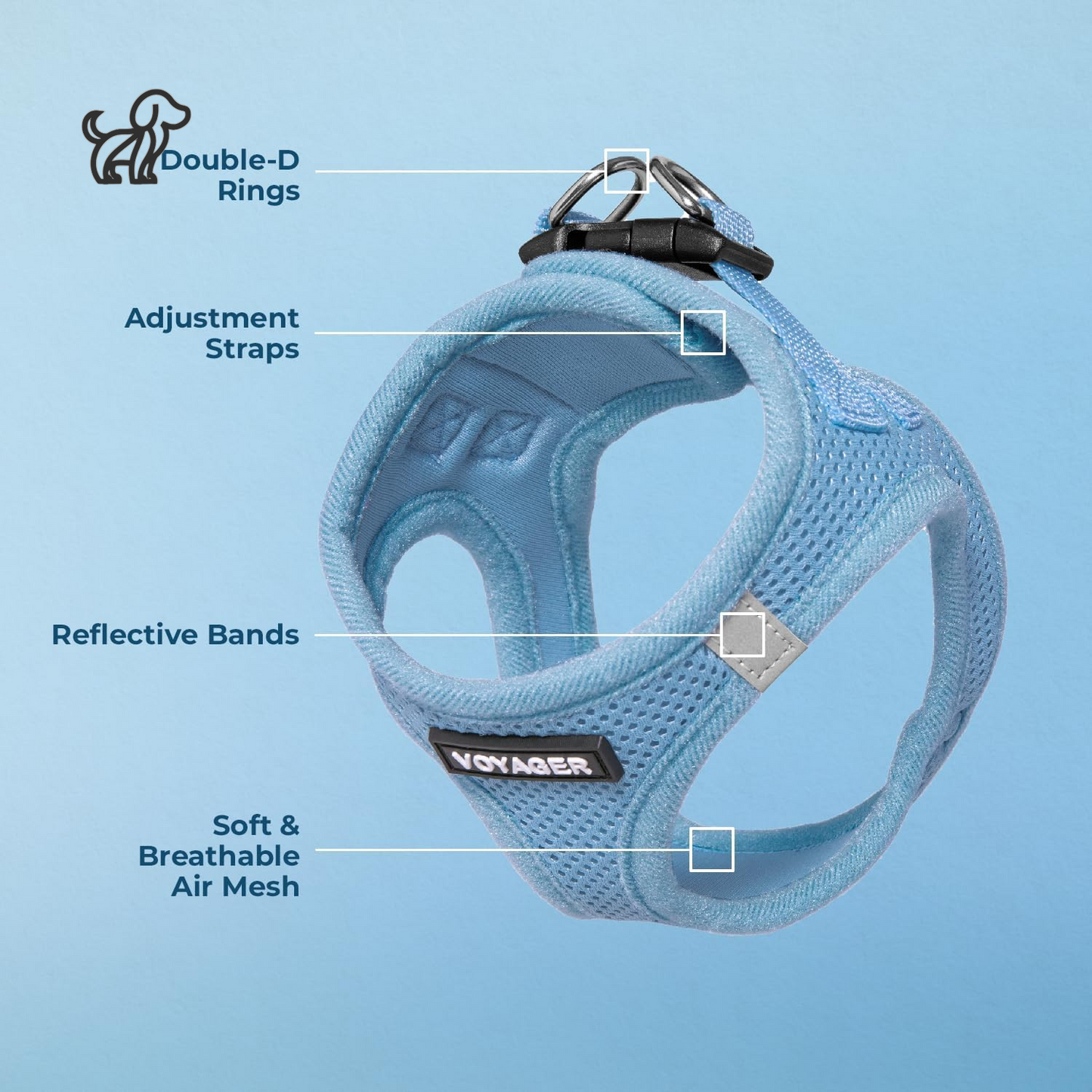 Voyager Step-In Air Dog Harness