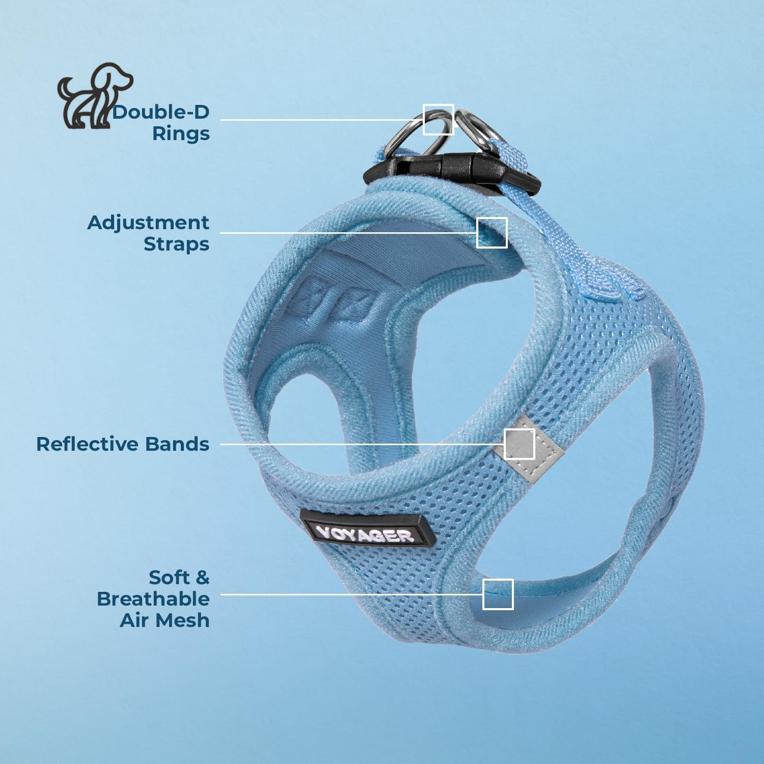Voyager Step-In Air Dog Harness