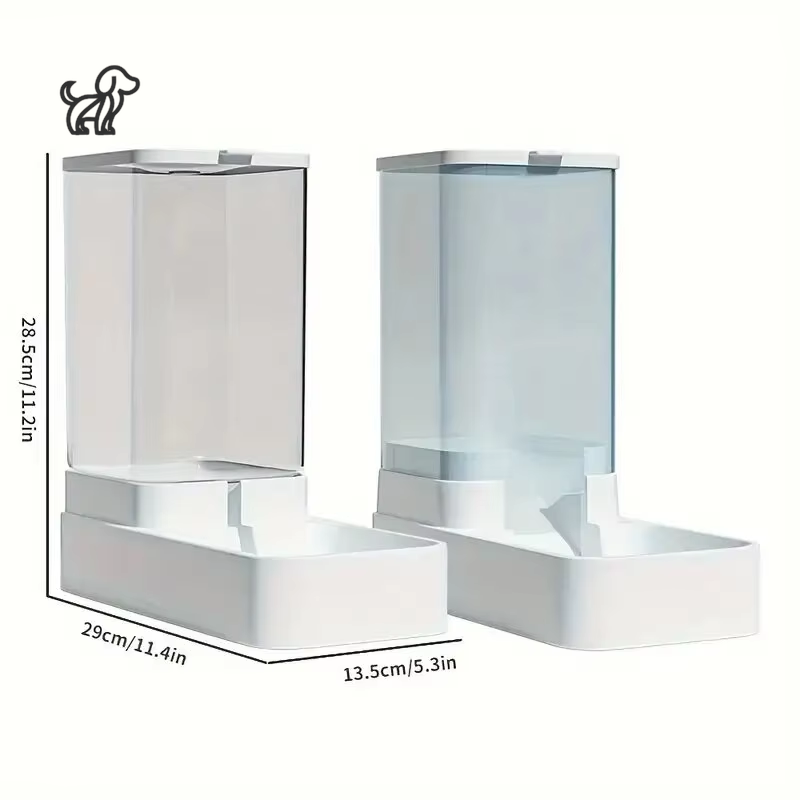 Gravity Dog Feeder & Water Dispenser Set