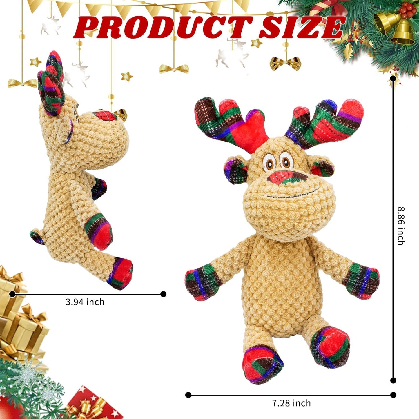 Squeaky Christmas Dog Toys