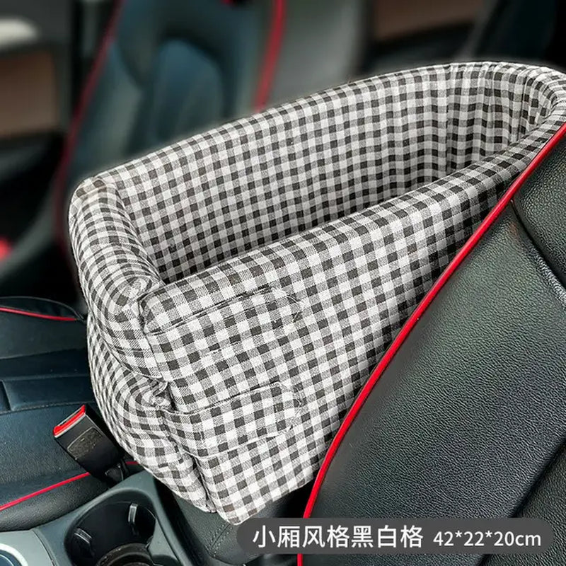 Portable Car Dog Seat Bed & Carrier for Small Pets