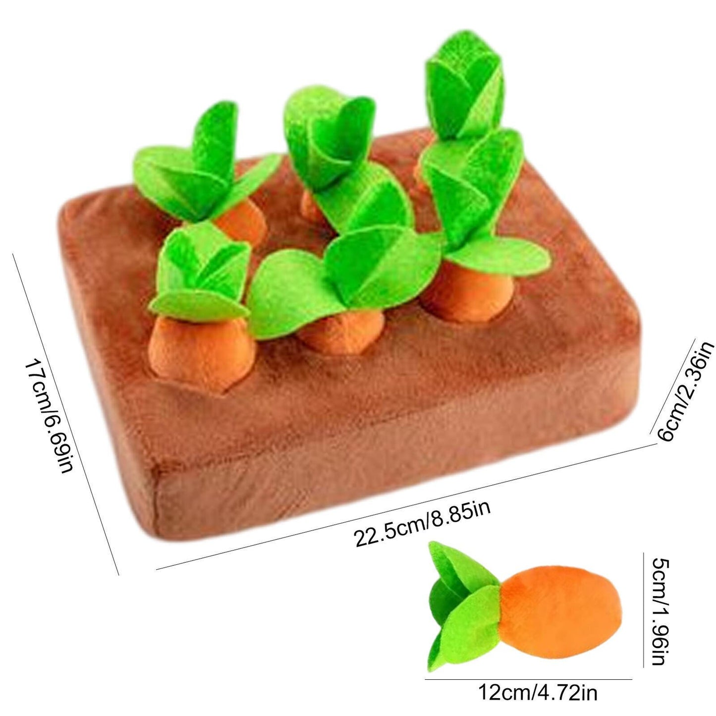 Interactive Dog Carrot Toy