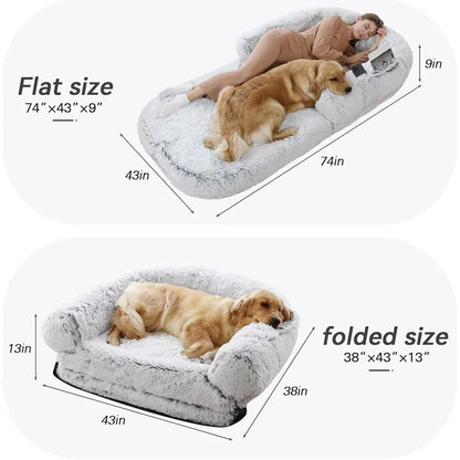 Foldable Human Sized Dog Bed/Couch