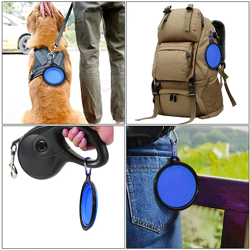 Collapsible Travel Dog Bowl