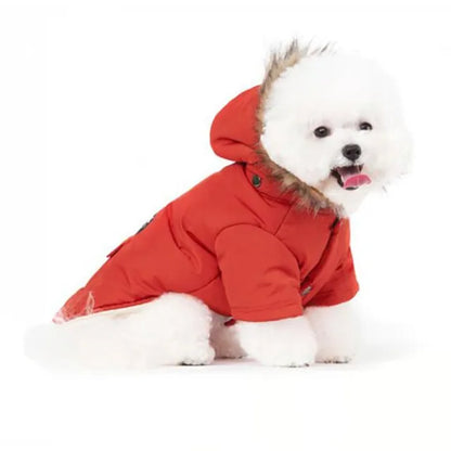 Winter Dog Hoodie Jacket