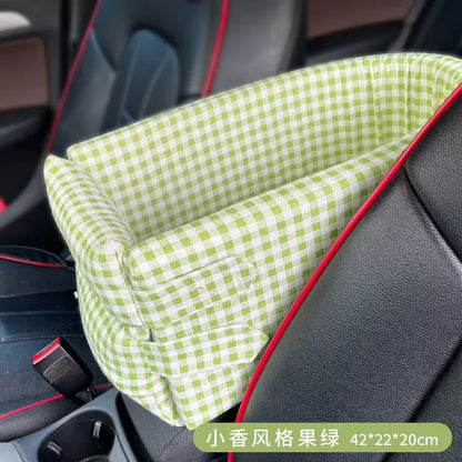 Portable Car Dog Seat Bed & Carrier for Small Pets