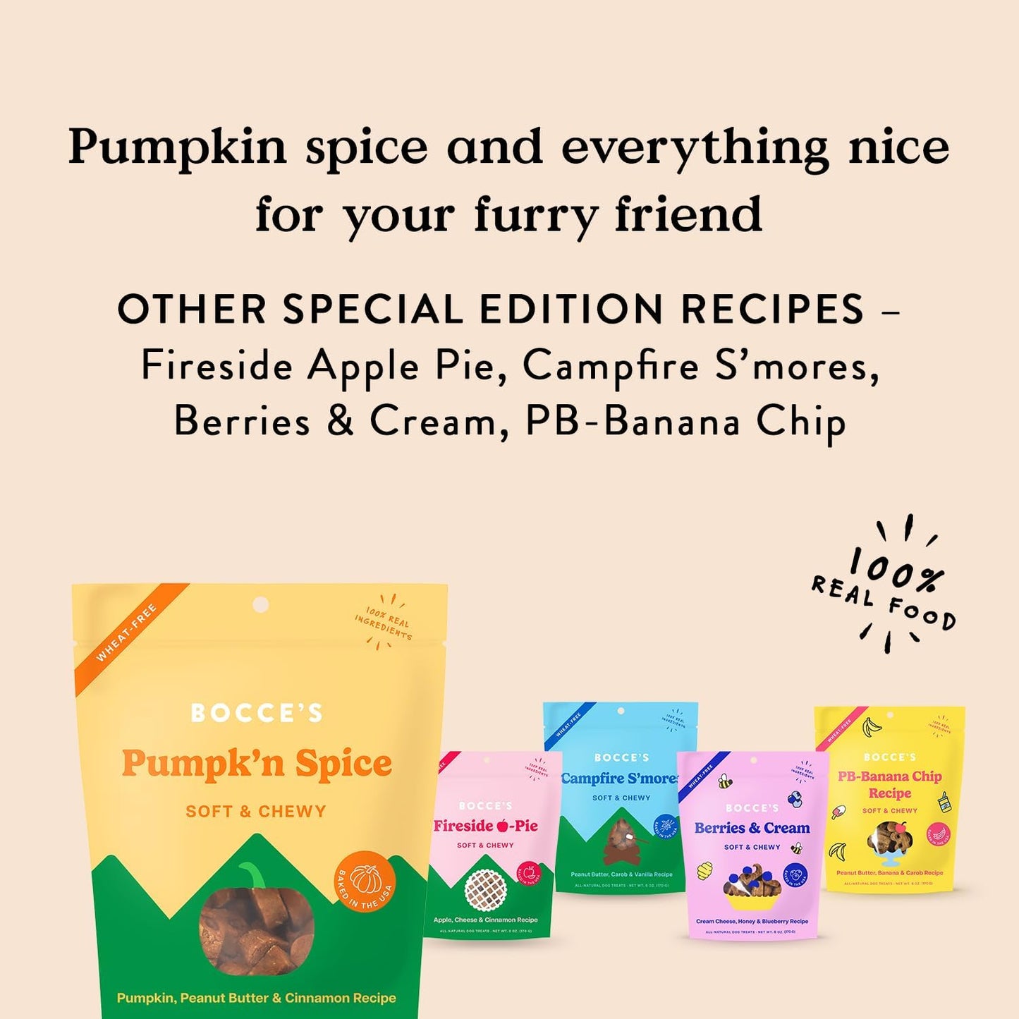 Bocce’S Bakery Pumpk'N Spice Treats 