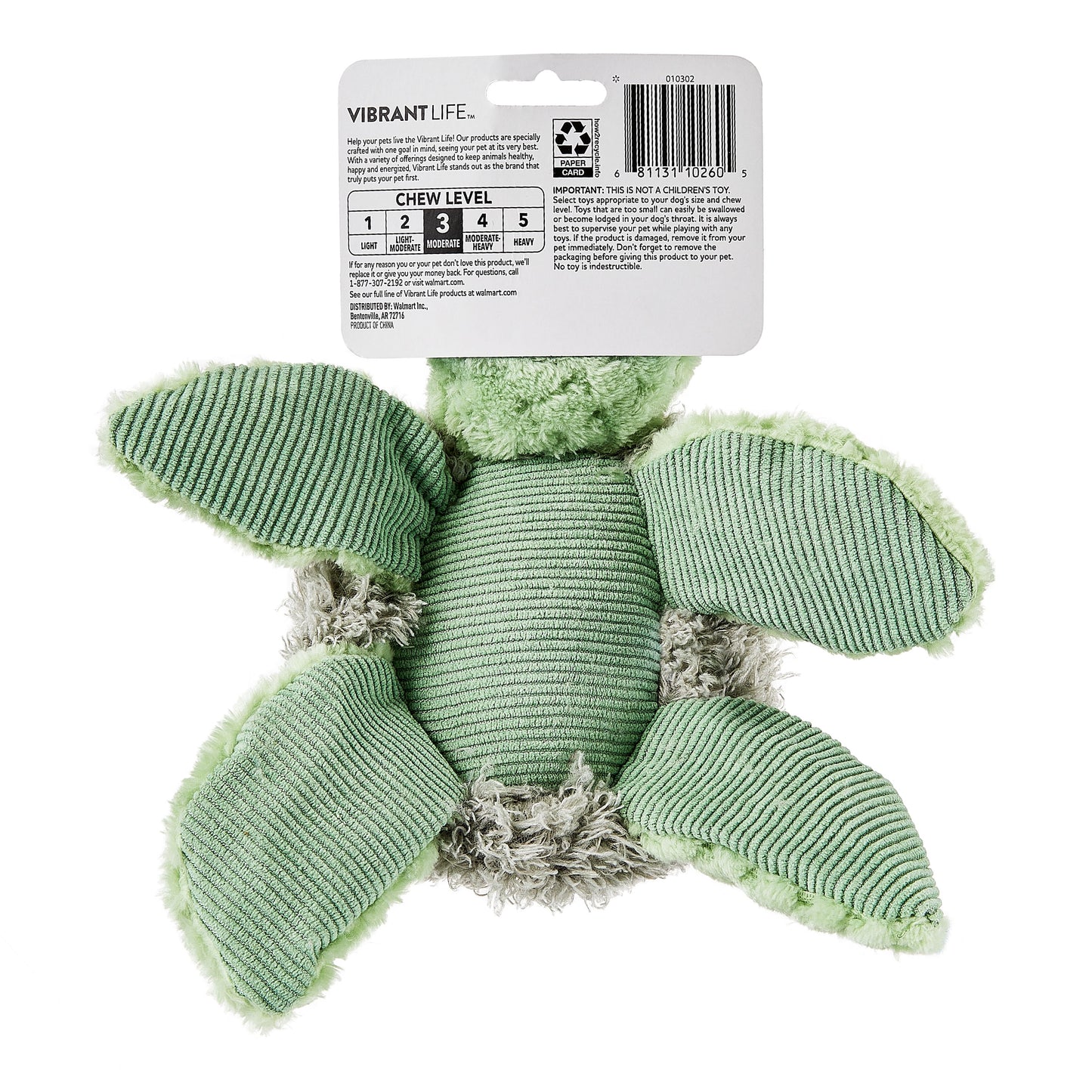 Eco-Friendly Turtle Dog Toy