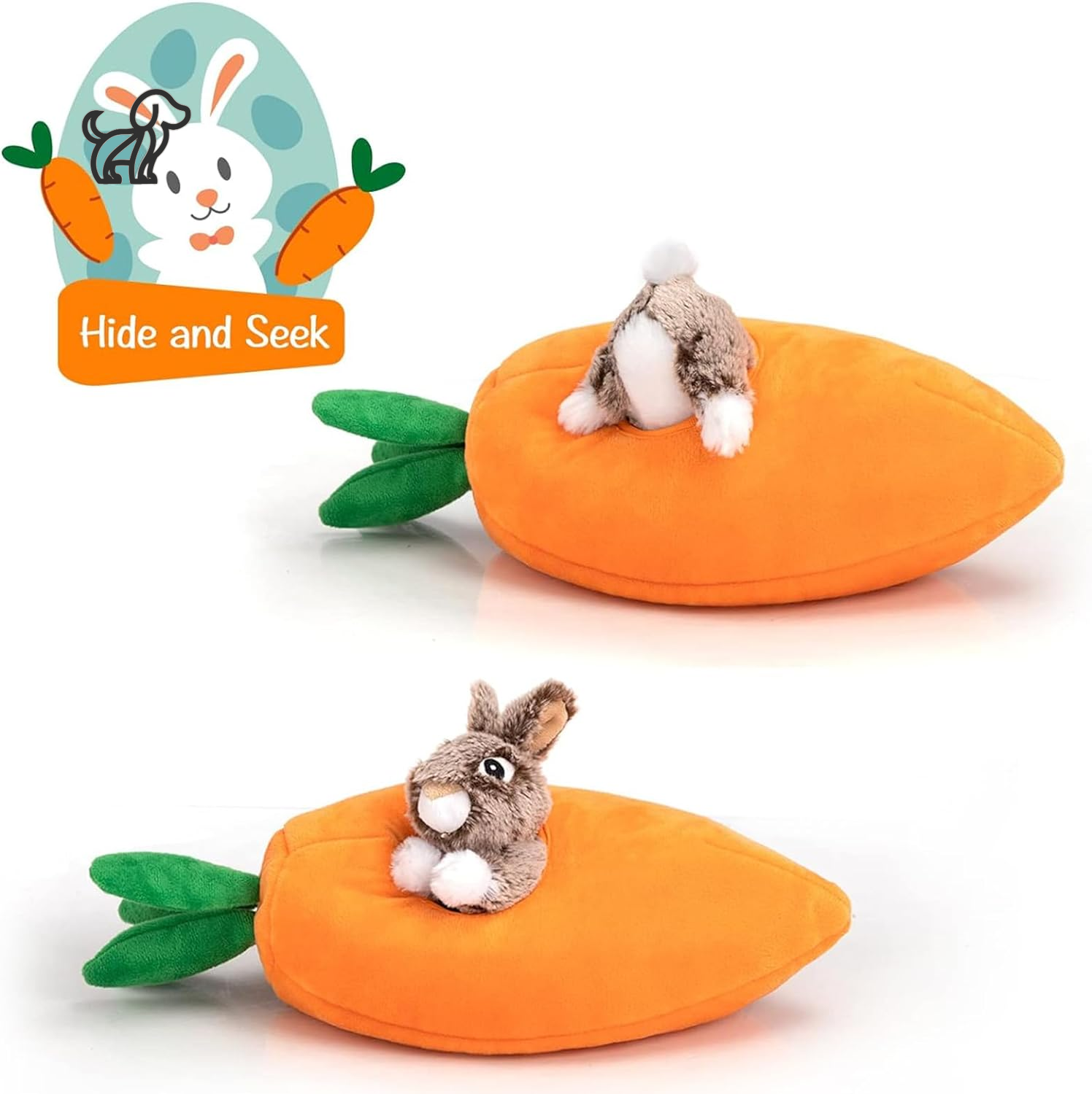 Hide-A-Rabbit Squeaky Toy