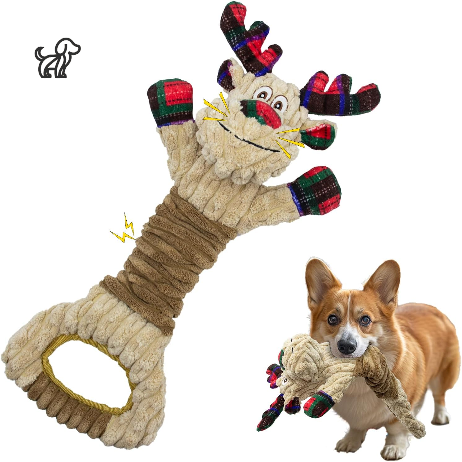 Squeaky Christmas Dog Toys