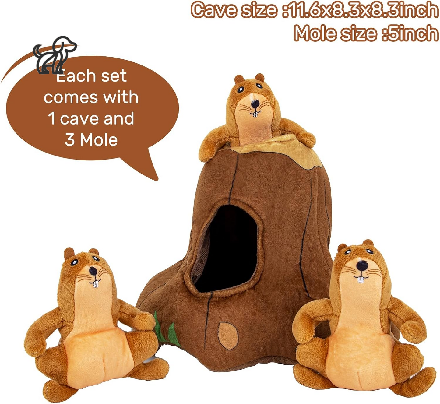 Hide-A-Mole Squeaker Toy