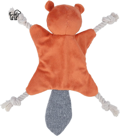 Plush Squirrel Dog Toy