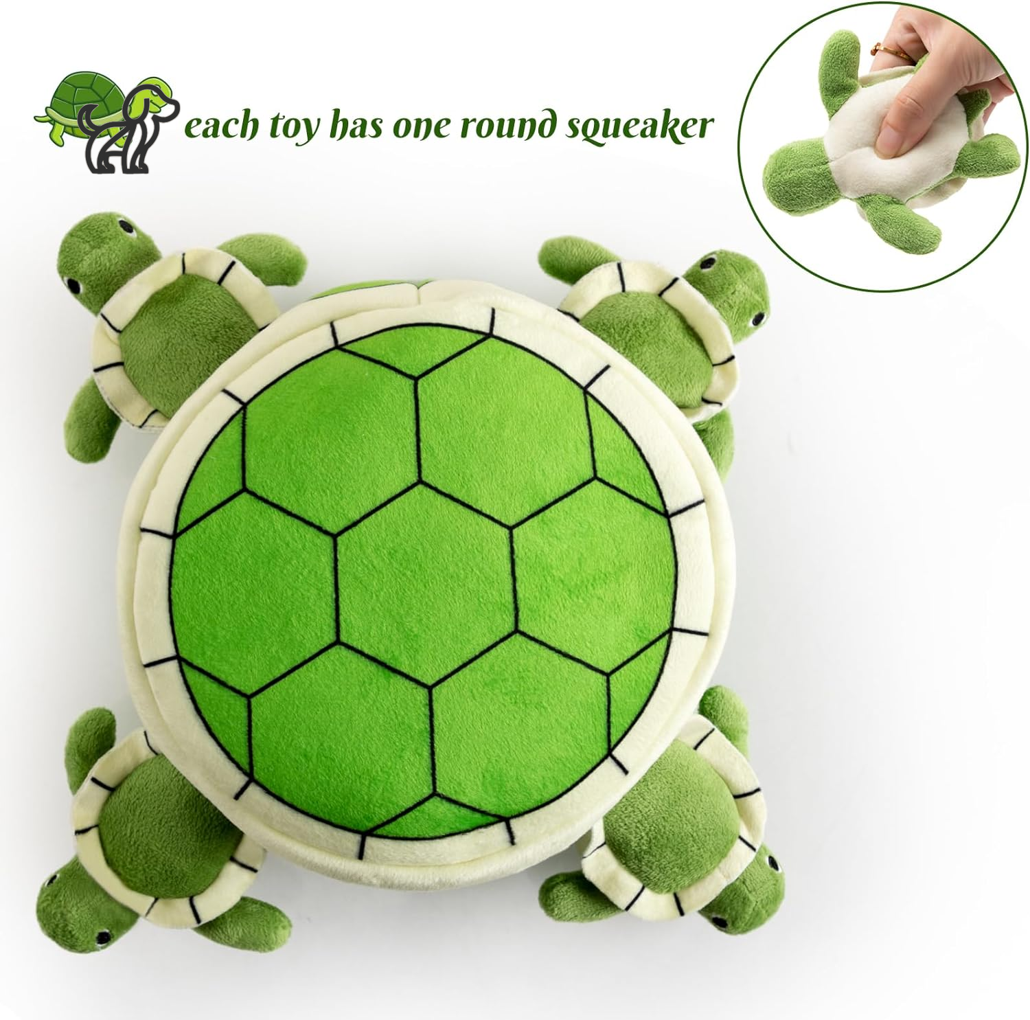 Hide-A-Turtle Squeaker Toy