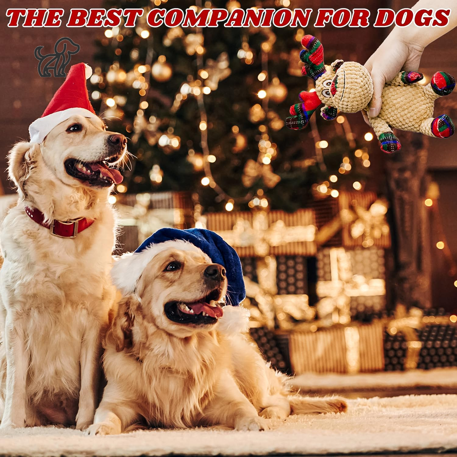 Squeaky Christmas Dog Toys