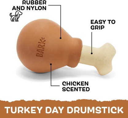 Dog Chew Toys for Aggressive Chewers (Turkey Leg)