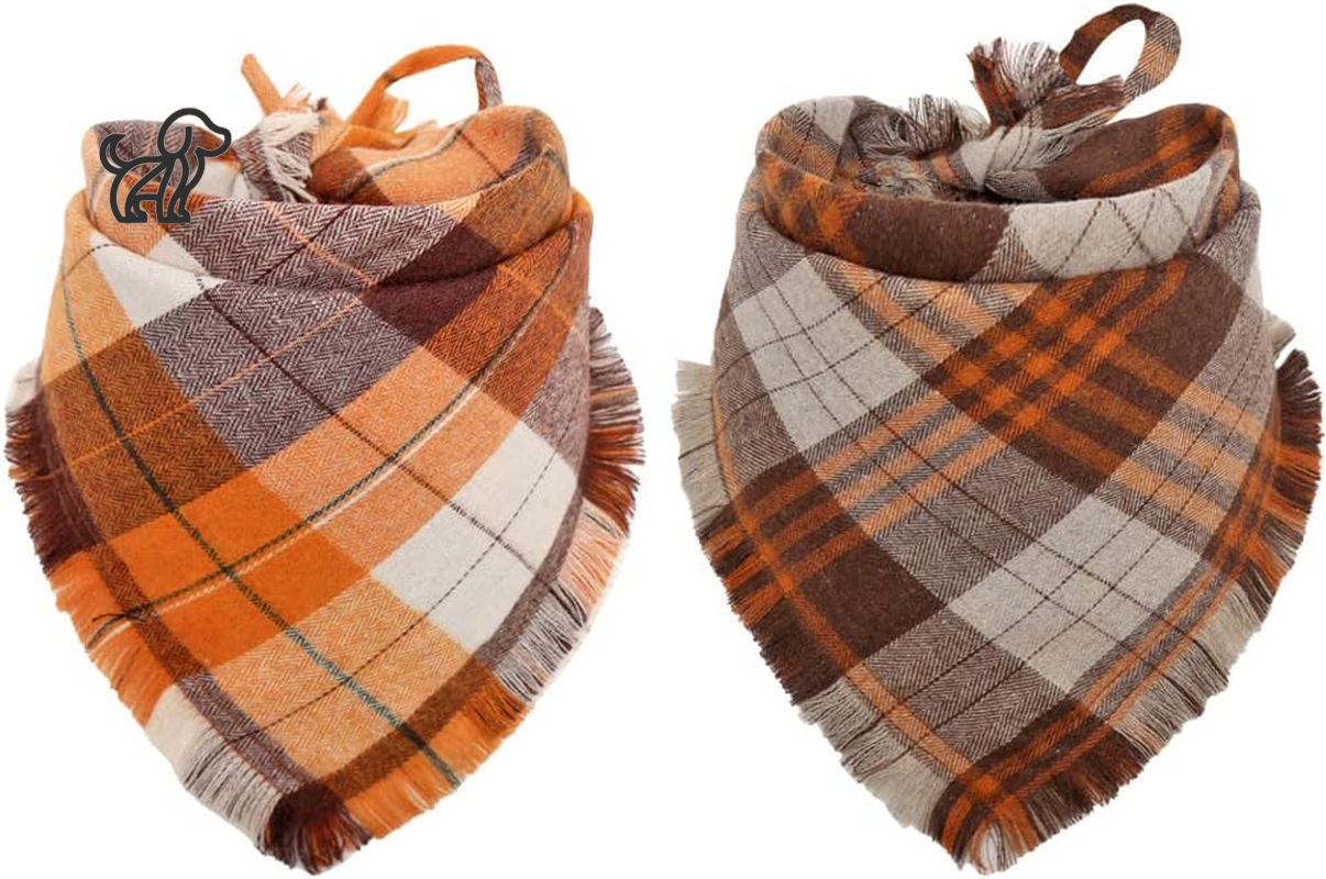  Autumn Plaid Reversible Scarf