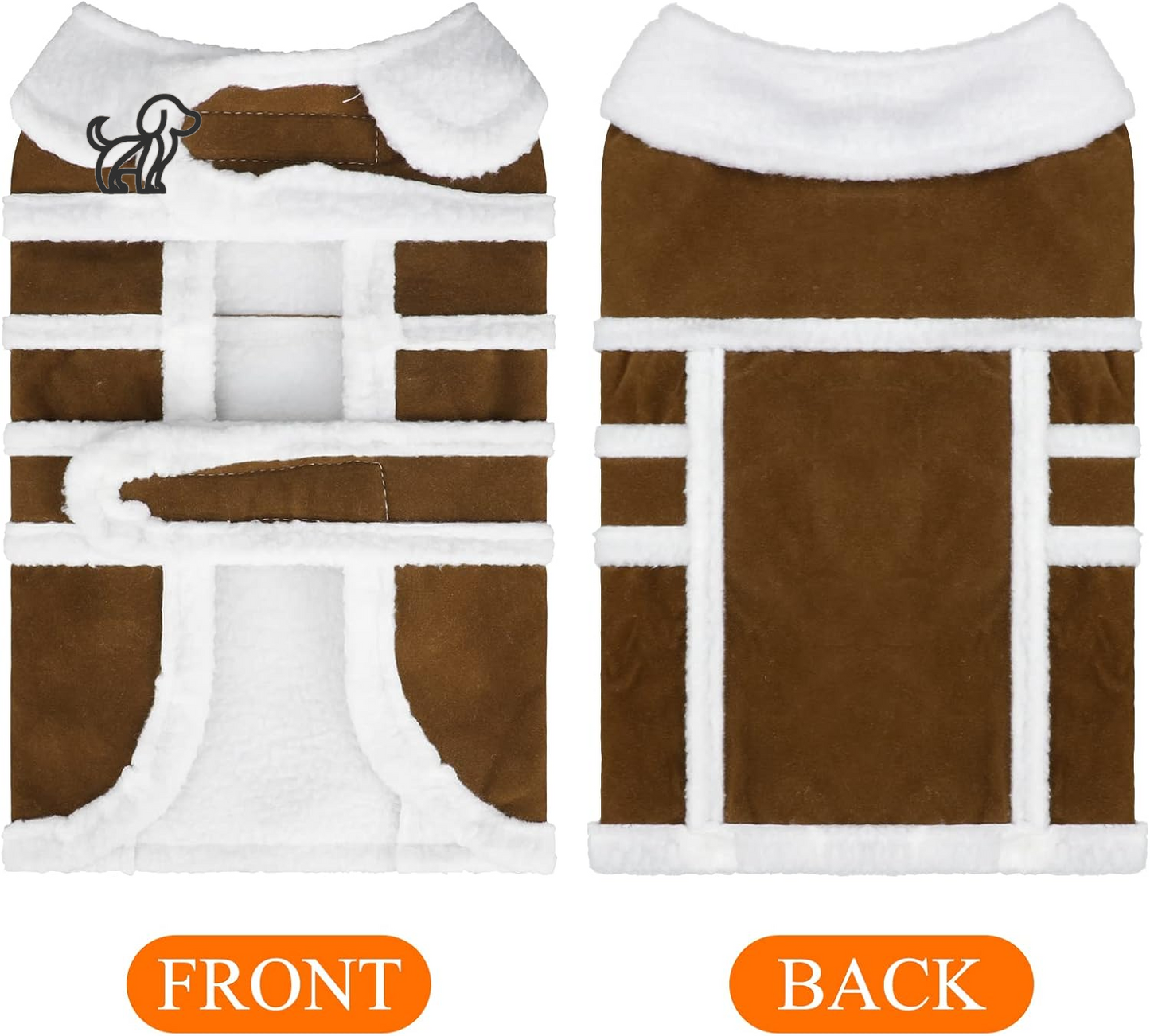  Shearling Fleece Dog Jackets