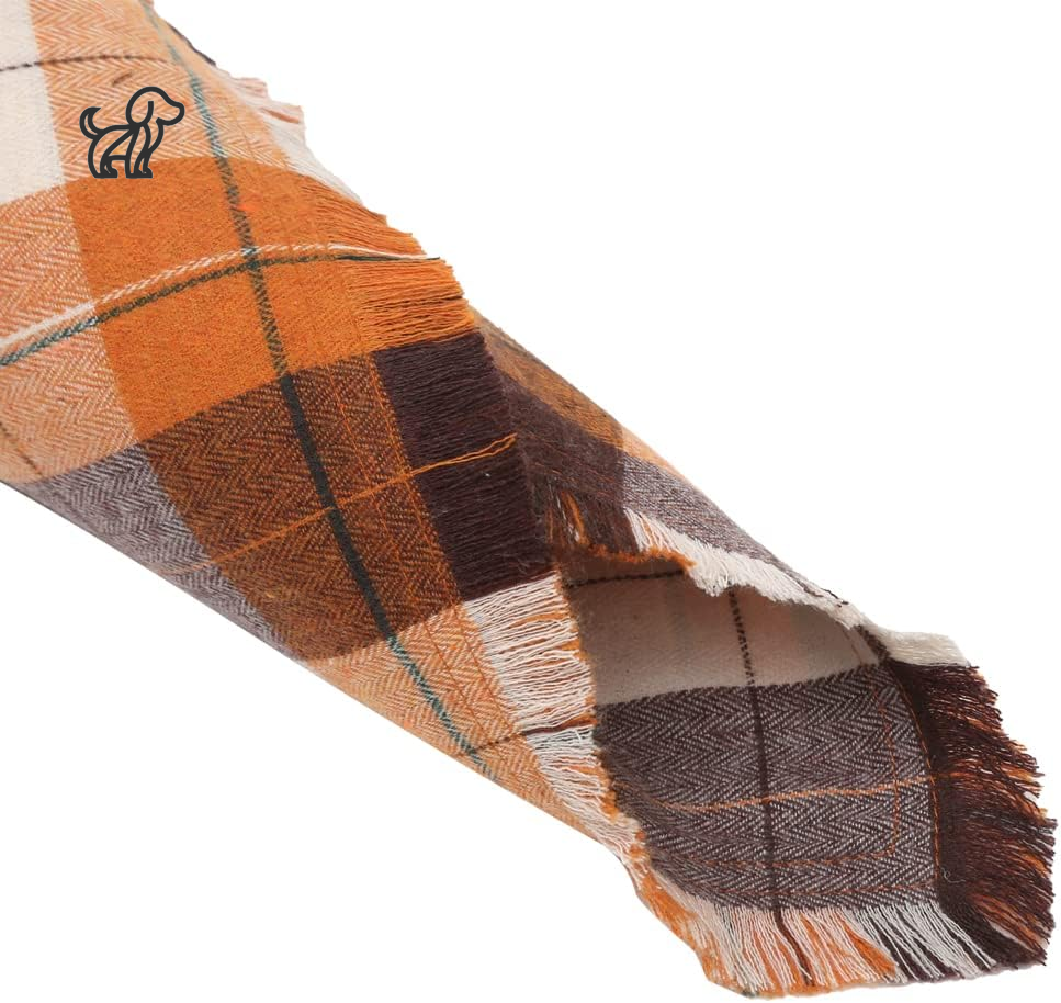  Autumn Plaid Reversible Scarf