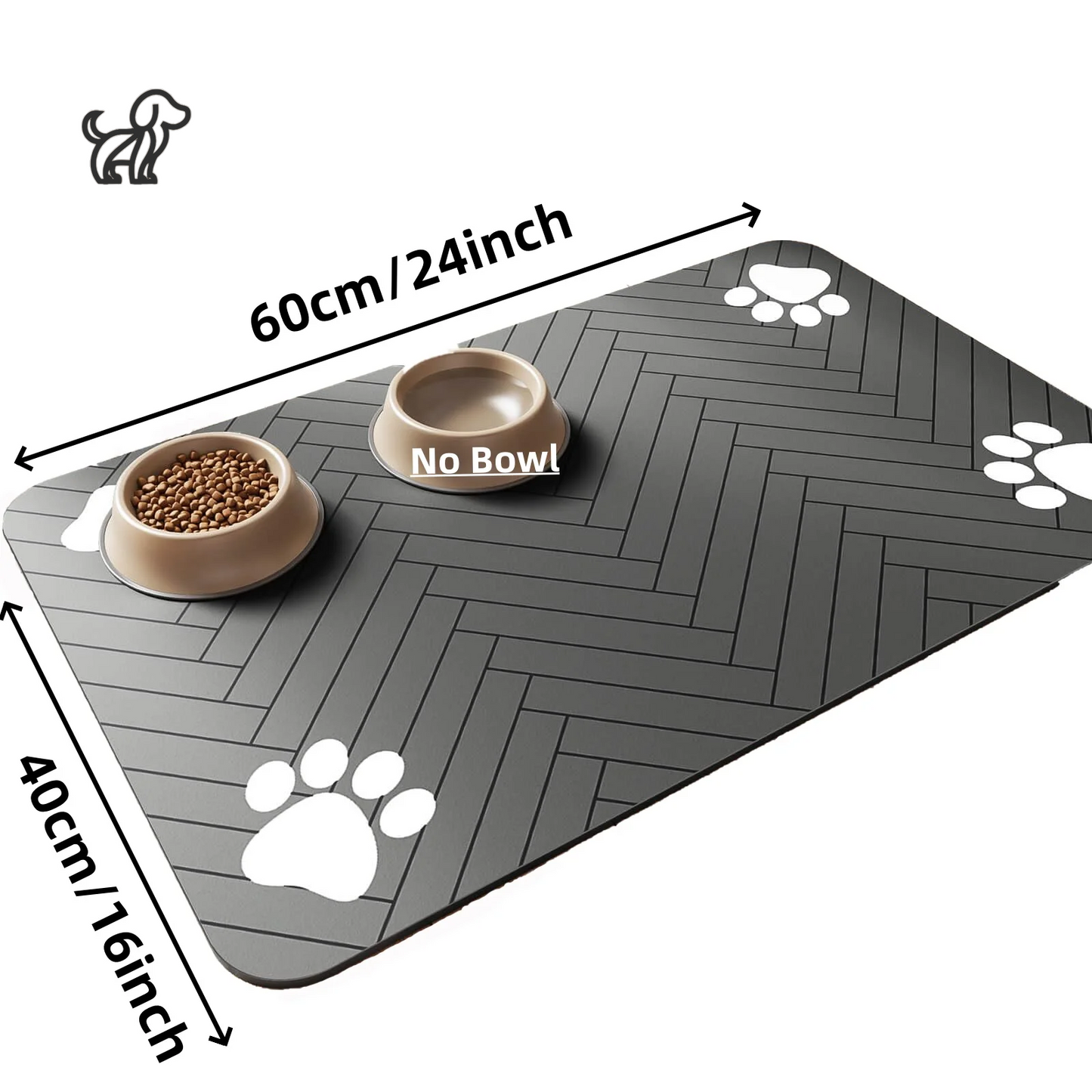 Premium Absorbent Pet Feeding Mat 